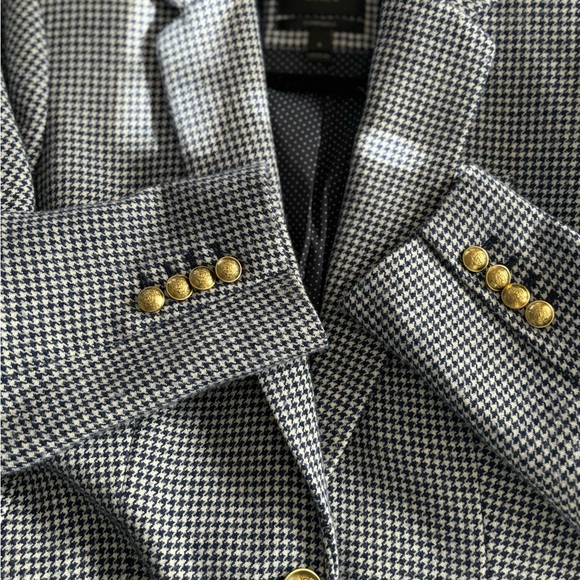 J.crew Campbell navy and ivory like new!!! - Picture 4 of 6